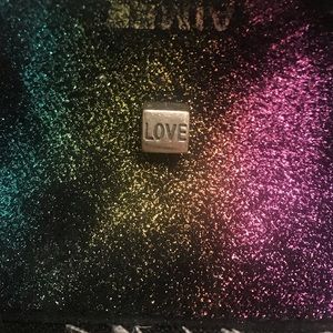 Pandora I Love You charm (with gold)